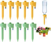 DOWO® - Goutteur d'eau pour plantes - Set de 10 - Système d'arrosage adapté à l'intérieur (Plantes d'intérieur) et à l'extérieur - Système de goutte à goutte - Ampoule à eau