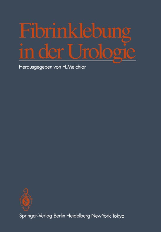 Fibrinklebung in Der Urologie - cover