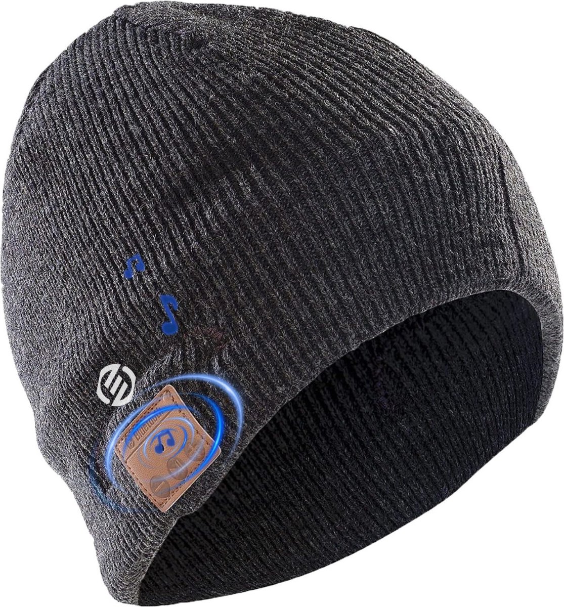 Equivera Bluetooth Muts - Muts met Bluetooth - Muziek Muts - Oplaadbaar - Meerdere Standen - Voor Muziek en Bellen