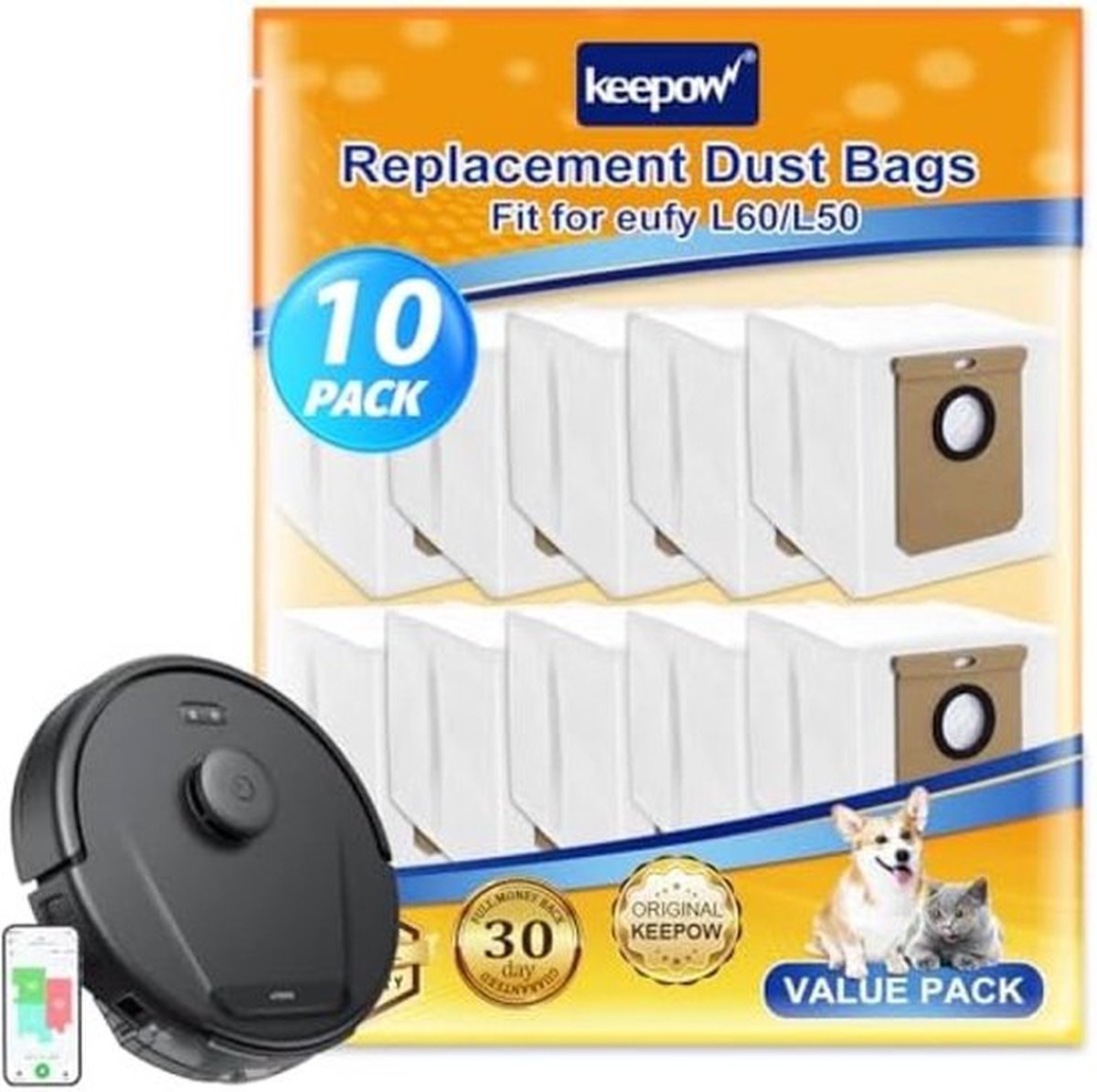 eufy Vervangende accessoireset L60-serie met zelfleeg station