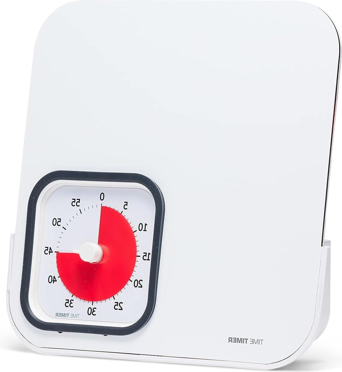 60-minuten visuele afteltimer met magnetisch whiteboard voor notities klusjes herinneringen klas kantoor kinderen volwassenen Charcoal time timer