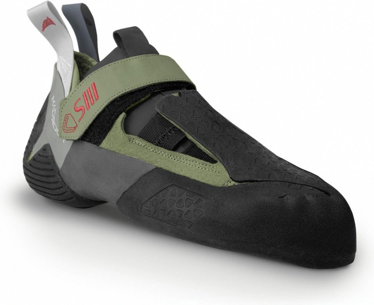 Mad Rock - Shark III HV - Klimschoen - Boulderschoen- Science Friction 3.0 Rubber, Vegan, Medium Stijfheid - EU maat 45 - Vegan Friendly