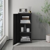 vidaXL Dressoir Zwart Eiken 40 x 35 x 70 cm Gemonteerd hout