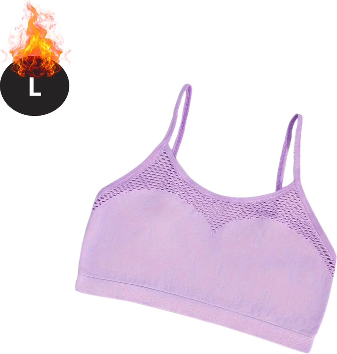 Livano BH Zonder Beugel - Zonder Bandjes - Push-up Bh's - Comfort Beha - Comfortabel - Sexy - Lichtpaars