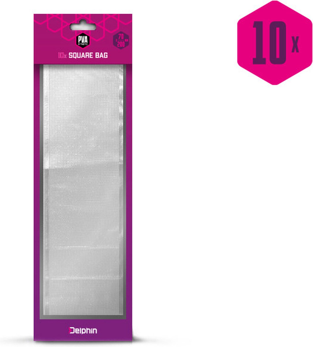 Delphin PVA N’tastic Square Bag | 10 Stuks 200x70mm