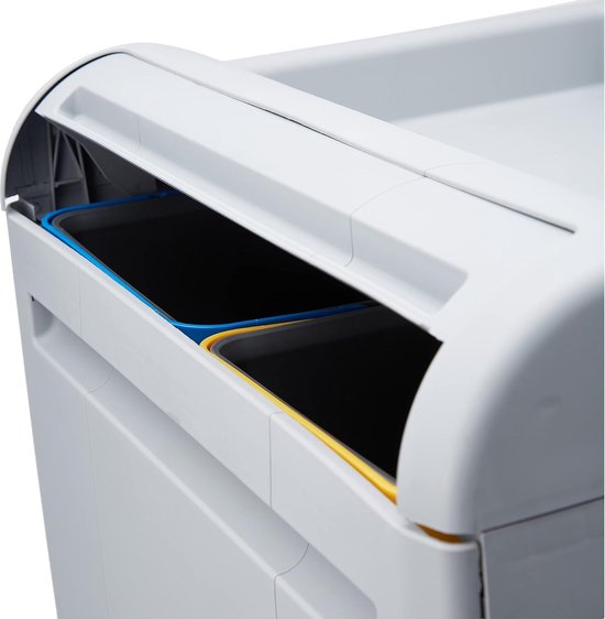 Poubelle De Tri 100L WIAZZLUK - Récipient Pour Bouteilles Consignées Avec 2 Sacs Réutilisables