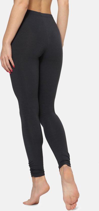 Merry Style Dames Leggings - Sport - Vrijetijdsbroek - Lang - Viscose - MS-MS10-345-LE - Grafiet - M
