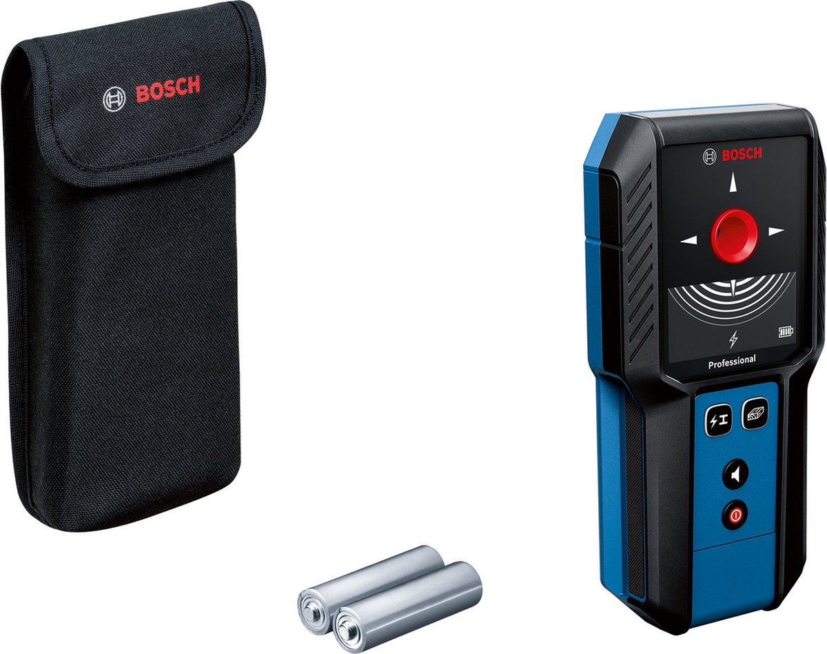 Bosch Professional GMS 120-27 - Detector - (2x batterij 1,5V LR6 (AA), opbergetui)