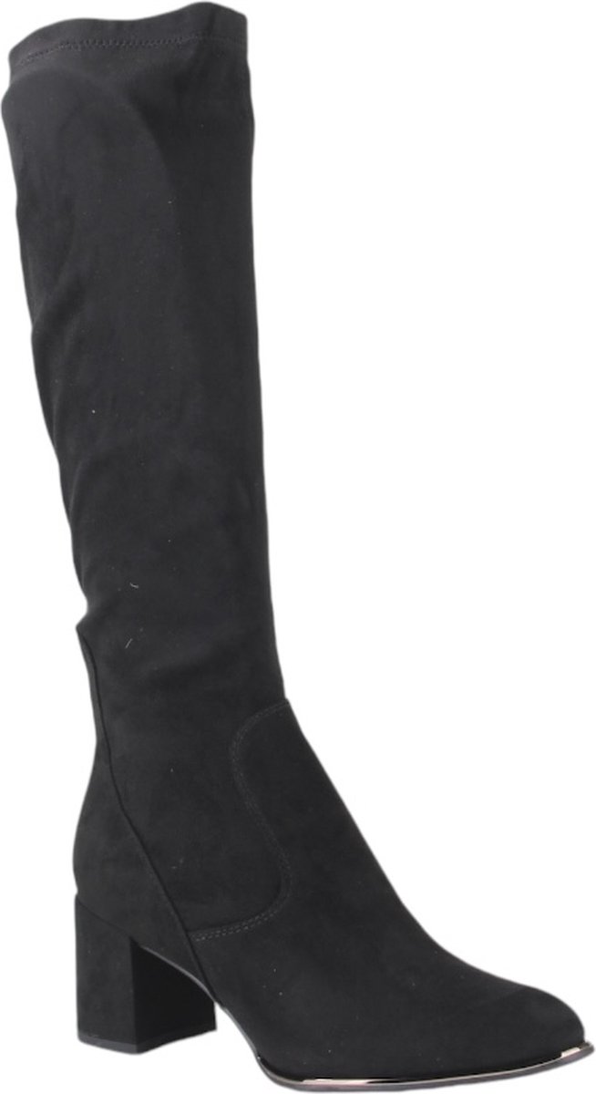 Marco Tozzi Dames Stretchlaars - 25500-001 Zwart - Maat 41