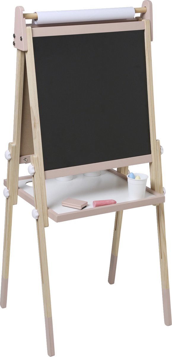 Tableau 3 En 1 VERTBAUDET Réglable En Hauteur Et Pliable – Dessin Feutre, Craie Et Papier