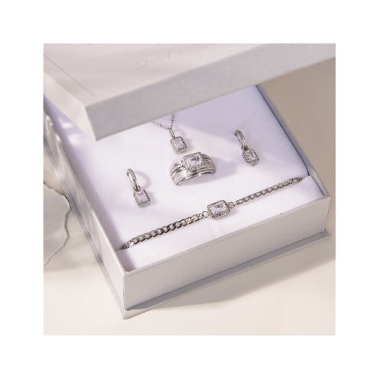 iXXXi Jewelry-Ensemble de Bijoux de célébration-Couleur argent