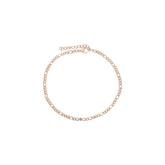 iXXXi Jewelry-Memories Peach-Rosé goudkleurig-Dames Enkelsieraad