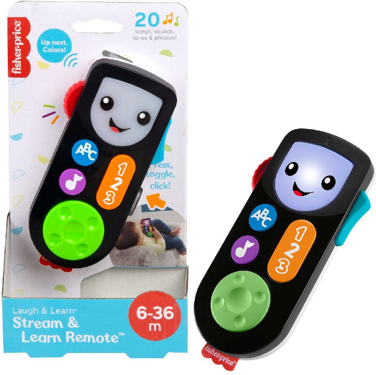 Fisher-Price Leerplezier Streamen en Leren Afstandsbediening - elektronisch speelgoed