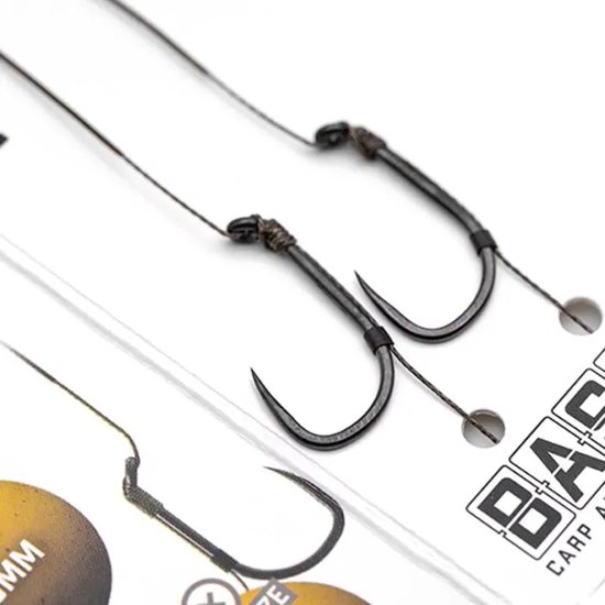 Korda Basix Hair Rigs Wide Gape Barbless #8 van Merkloos — afbeelding 2