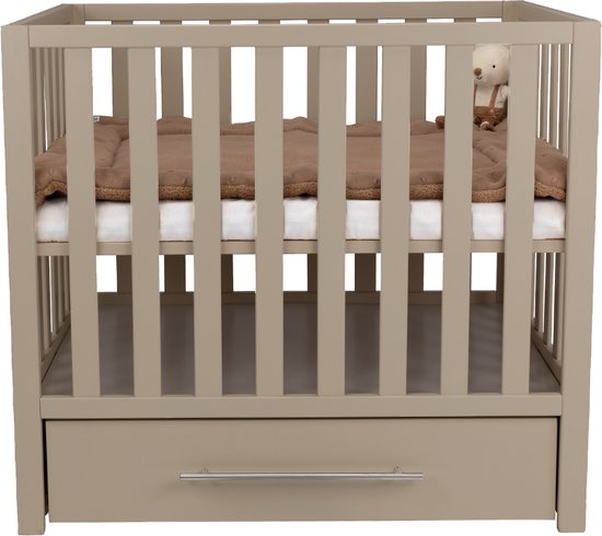 Colorfull Home Patryk Box – Babybox met Lade – Cream – Verstelbare bodemplaat