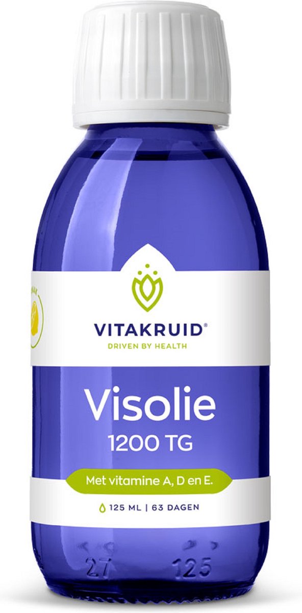 Bol.com Vitakruid Visolie 1200 TG Vloeibaar - 125 ml aanbieding