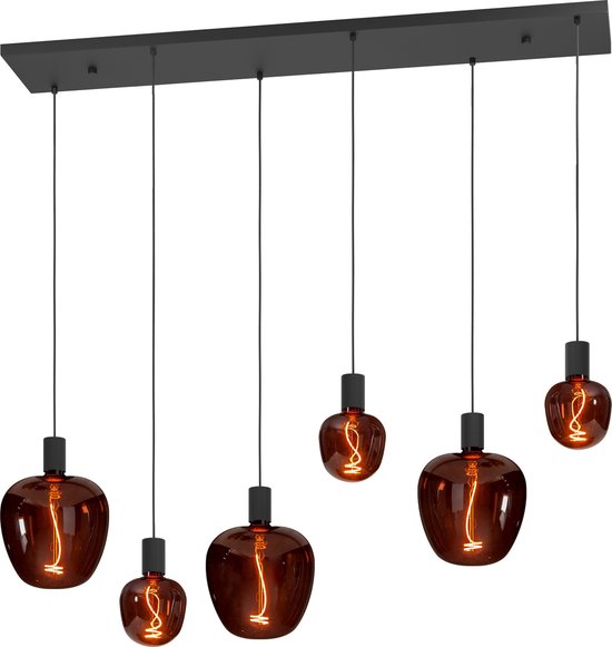 Zwarte hanglamp Canterras van Eglo kopen