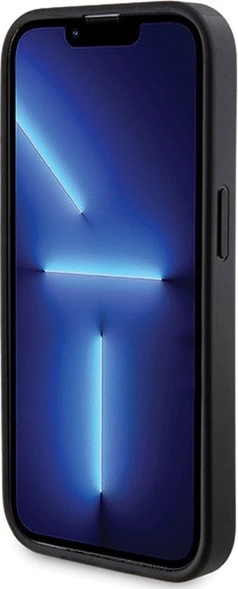 Guess - 4G - Ensemble de coques Métal Logo pour iPhone - 15 - Pro - + - 5000mAh - MagSafe - power bank - noir