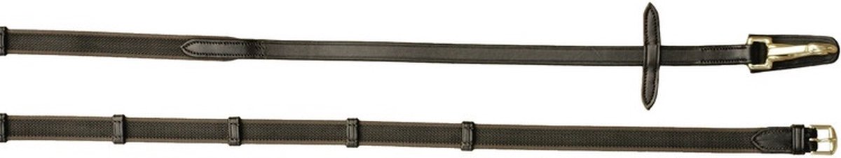 Euroriding Antislip Teugels Met Karabijnhaak Natural Line One size