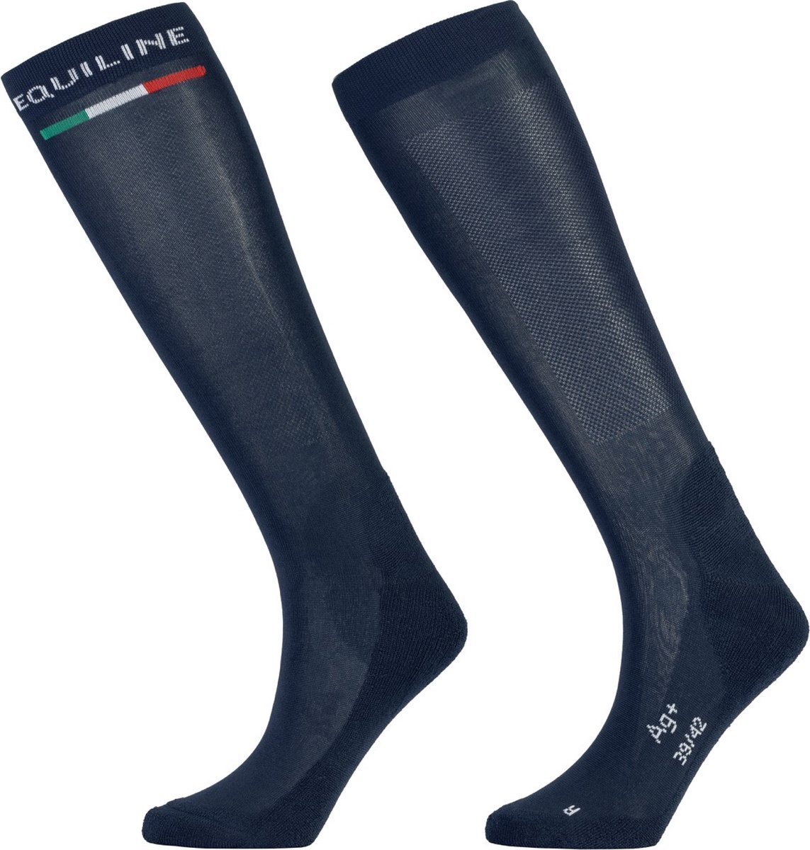 Equiline Silver Plus Light Sokken - Black - 35-38