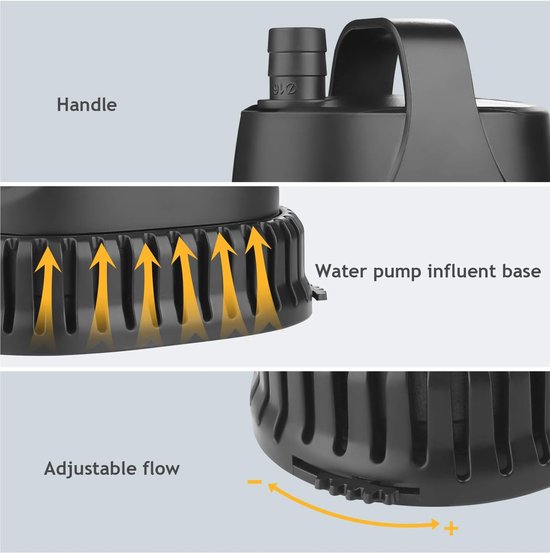 4in1 Wave Maker Filtratie Aquarium Filter Luchtpomp Stille Aquarium Dompelbare Lucht Zuurstof Verhoging Interne Powerhead Pomp 20