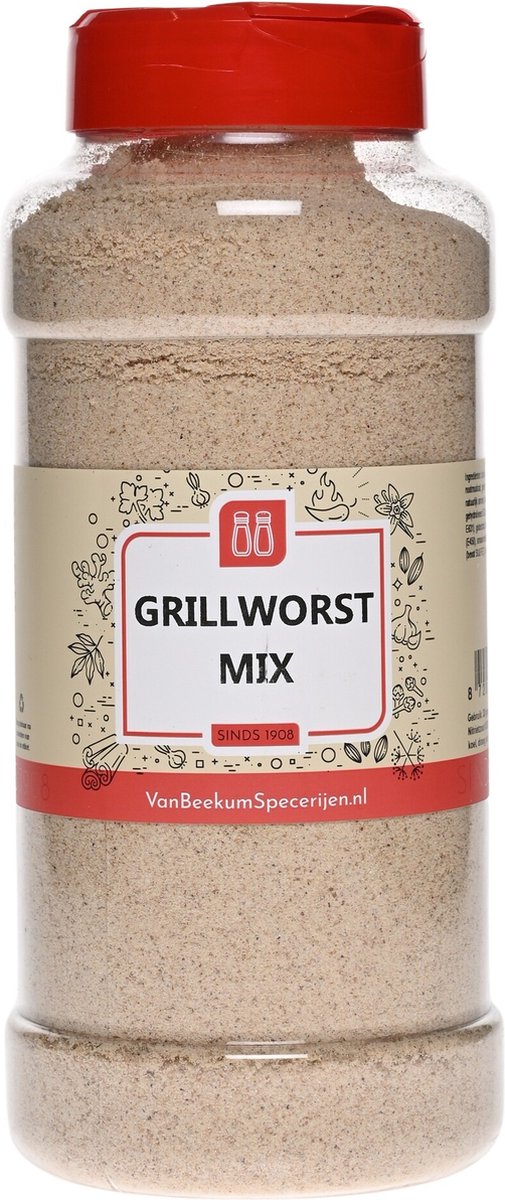 Goedkoopste Van Beekum Specerijen - Grillworst Mix - Strooibus 500 Gram