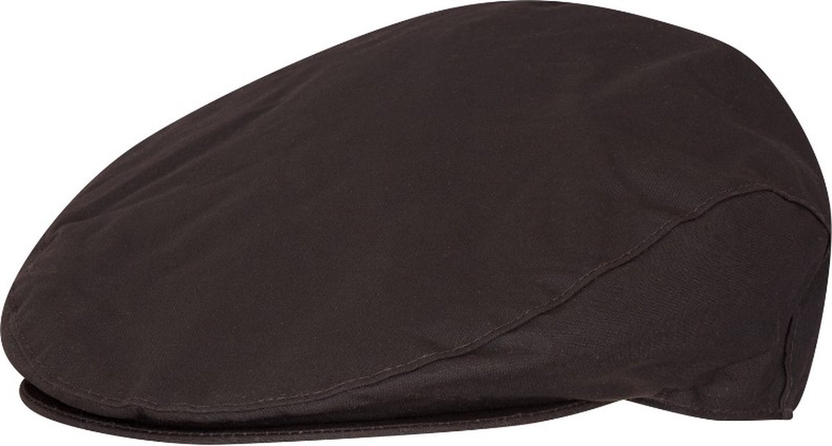 Belton Wax flat cap Bruin van Walker and Hawkes maat M (58cm)