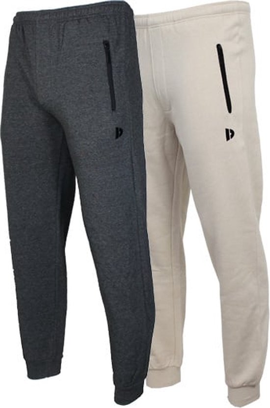 Heren joggingbroek, Grijs melange