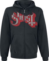 Ghost Ring Photo Heren Vest met capuchon - zwart - L