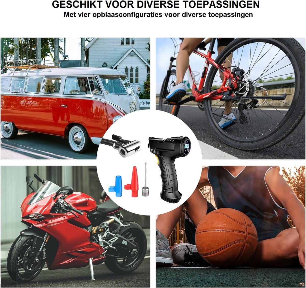 Banden pomp auto - Bandenpomp compressor thumbnail 5
