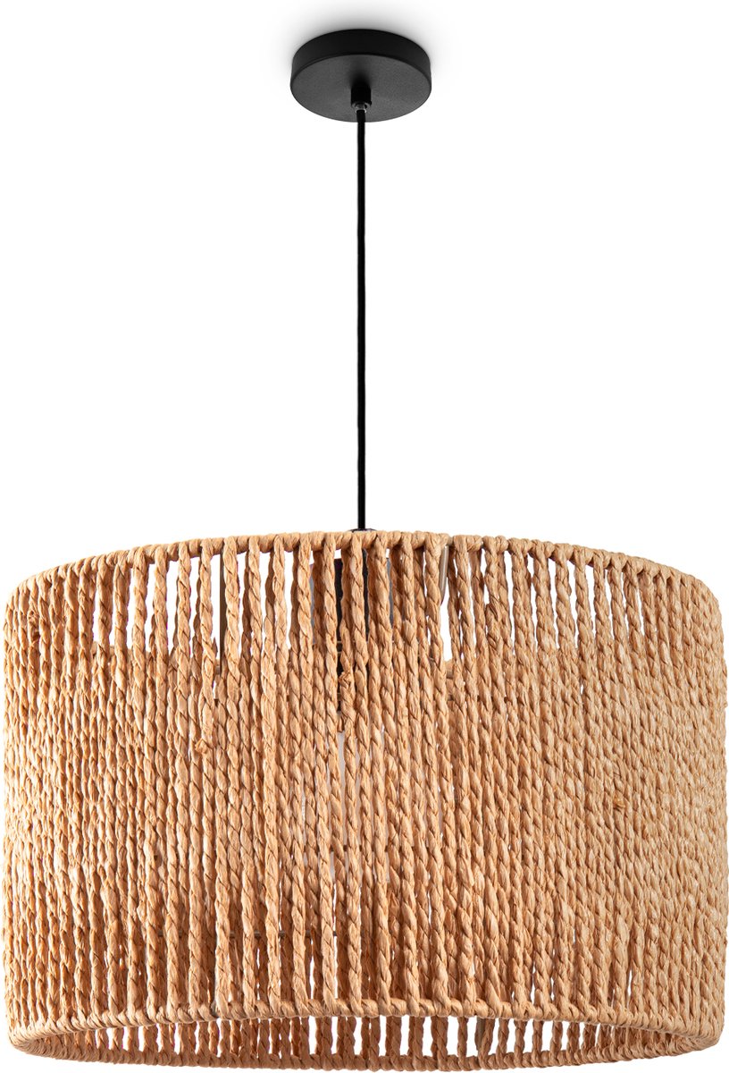 Paco HomeHanglamp Eettafel Papier Boho Hanglamp Eetkamer Lamp E27 Rotan