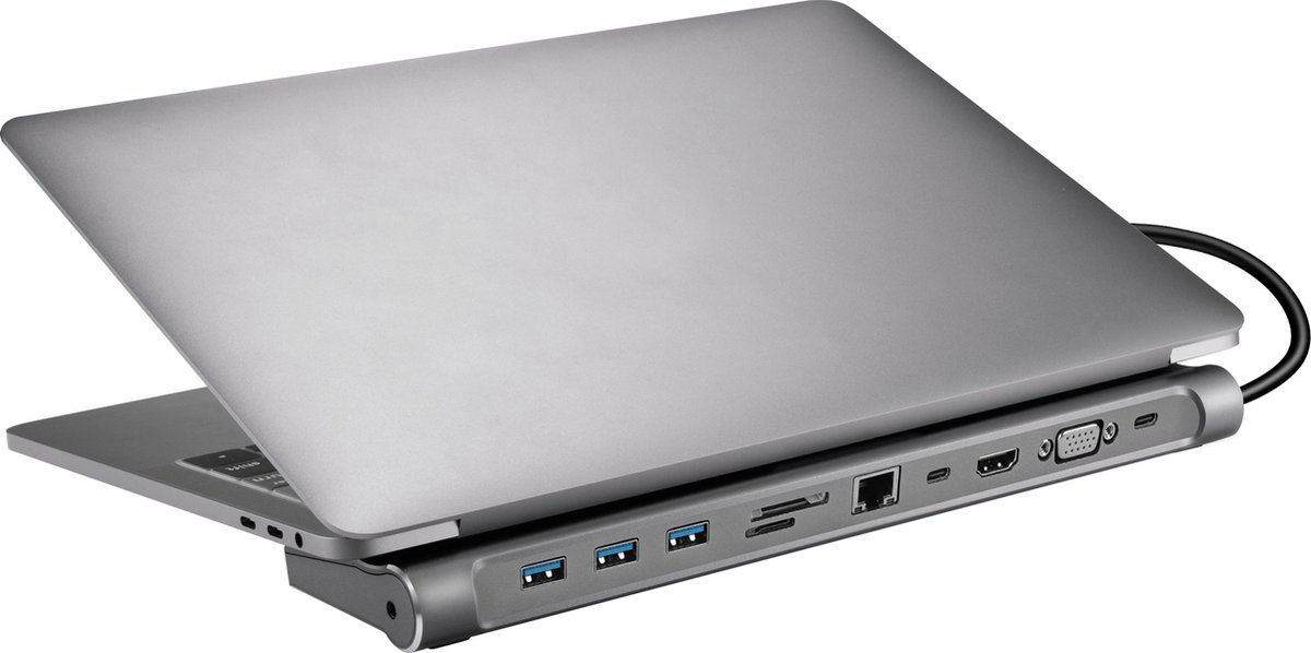 Sandberg - 136-31 - USB-C 10-in-1 Docking Station - Grijs