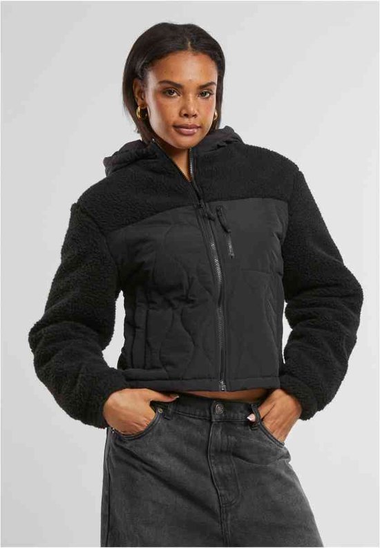 Urban Classics Tb6068-ladies Sherpa Mix Jacket Ladies Winter Coats (1