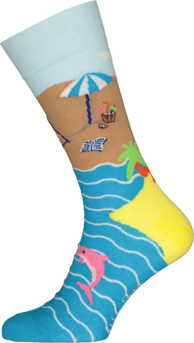 Happy Socks Beach Break Sock - unisex sokken - Unisex - Maat: 41 - 46