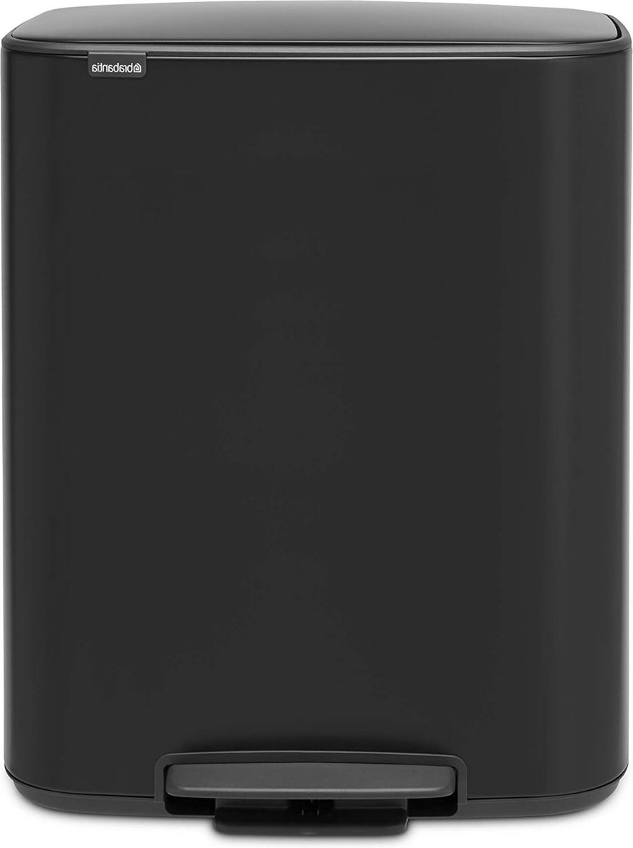 Goedkoopste Prullenbak Kunststof Binnenemmer Matt Black 60L - Content in HTML toevoegen pedaalemmer 50 liter
