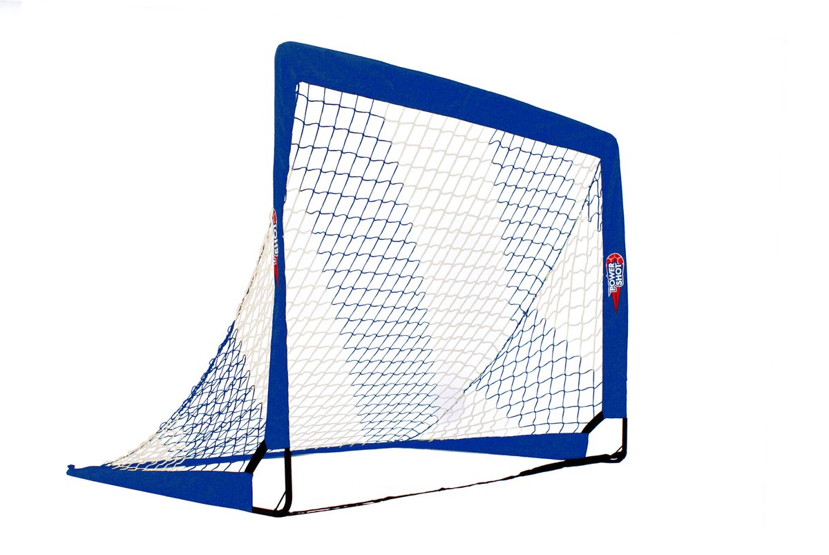 Paar POP UP doelen 1,2x0,9m - blauw en wit