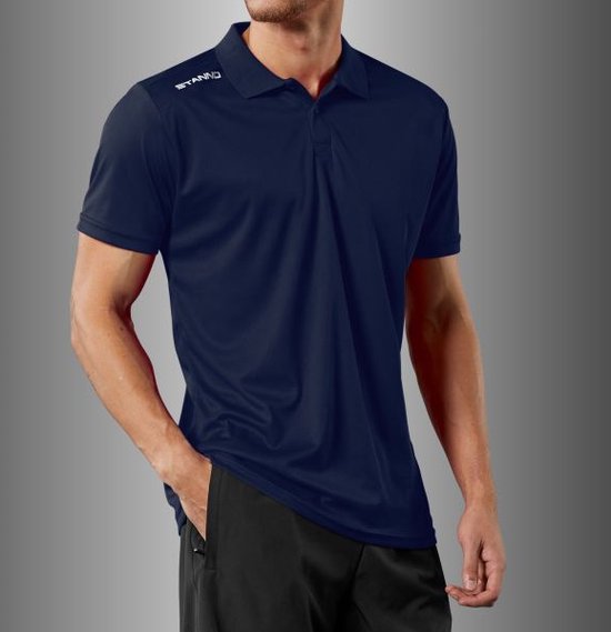 Stanno Field Polo Sport Polo Enfants - Marine - Taille 128