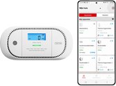 Bol.com X-Sense XC01-M Slimme koolmonoxidemelder met WiFi - Link+ Pro - Werkt via app - Draadloos RF koppelbaar - LCD Display - ... aanbieding