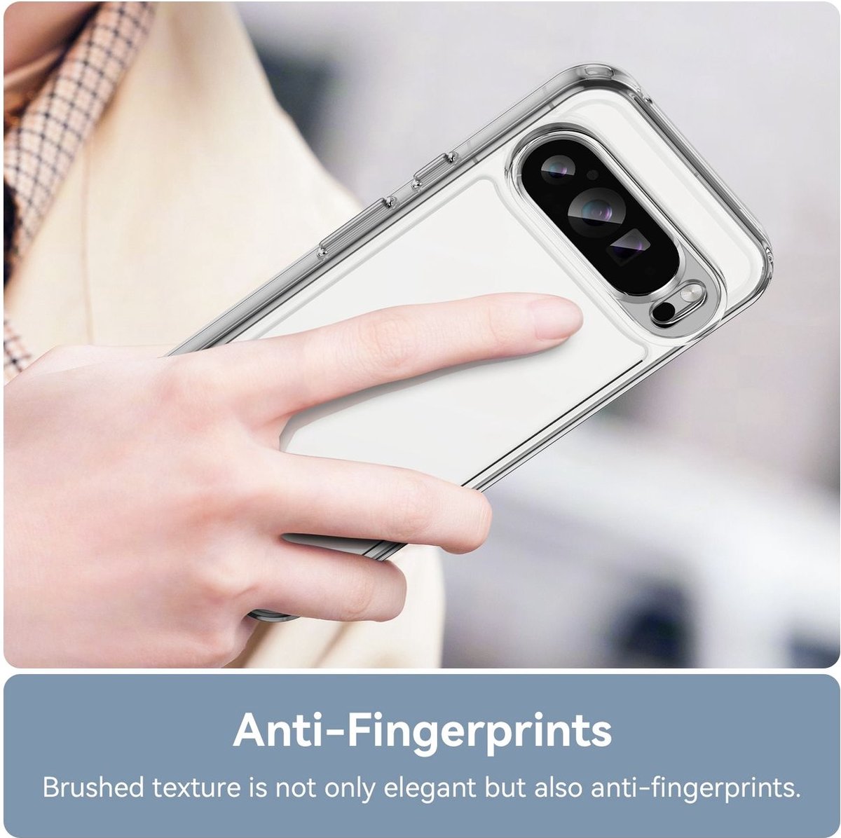 Mobigear Doorzichtig Hoesje geschikt voor Google Pixel 9 Pro Telefoonhoesje Hardcase | Mobigear Crystal Backcover | Doorzichtig Telefoonhoesje Pixel 9 Pro | Pixel 9 Pro Case | Back Cover - Transparant