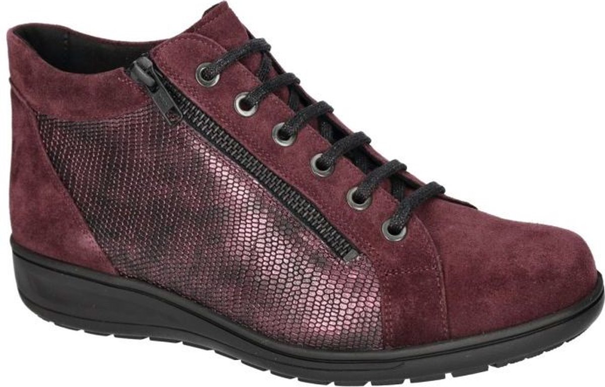 Solidus -Dames - bordeaux - bottines - maat 37.5