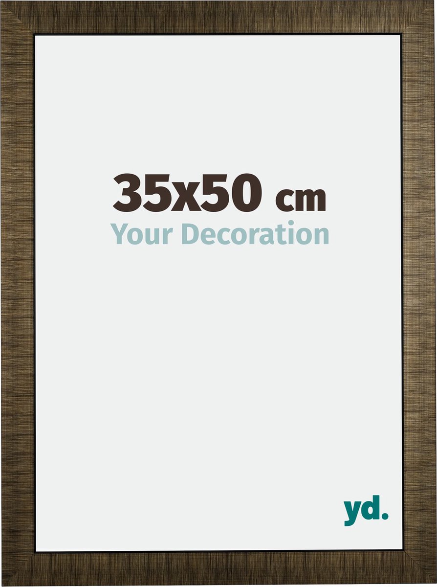Your Decoration - Fotolijst 35x50 cm - Hout - Champagne Geborsteld - Leeds