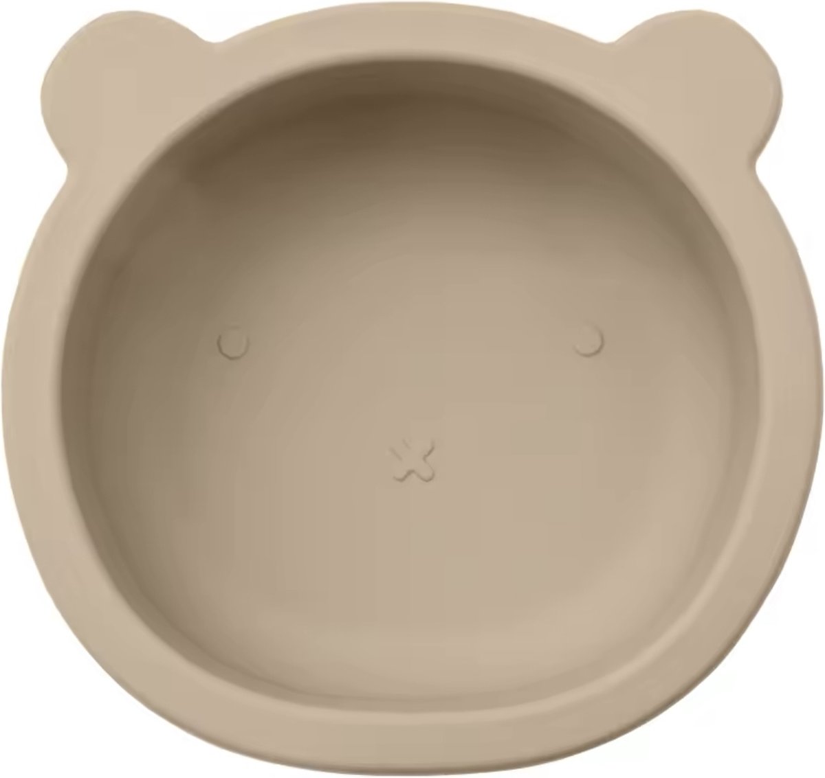 Goedkoopste KimDo - Siliconen Beer Bakje - Beige - Met zuignap - Bakje - Schaaltjes - kinderservies - Kom - Baby - Kraamcadeau