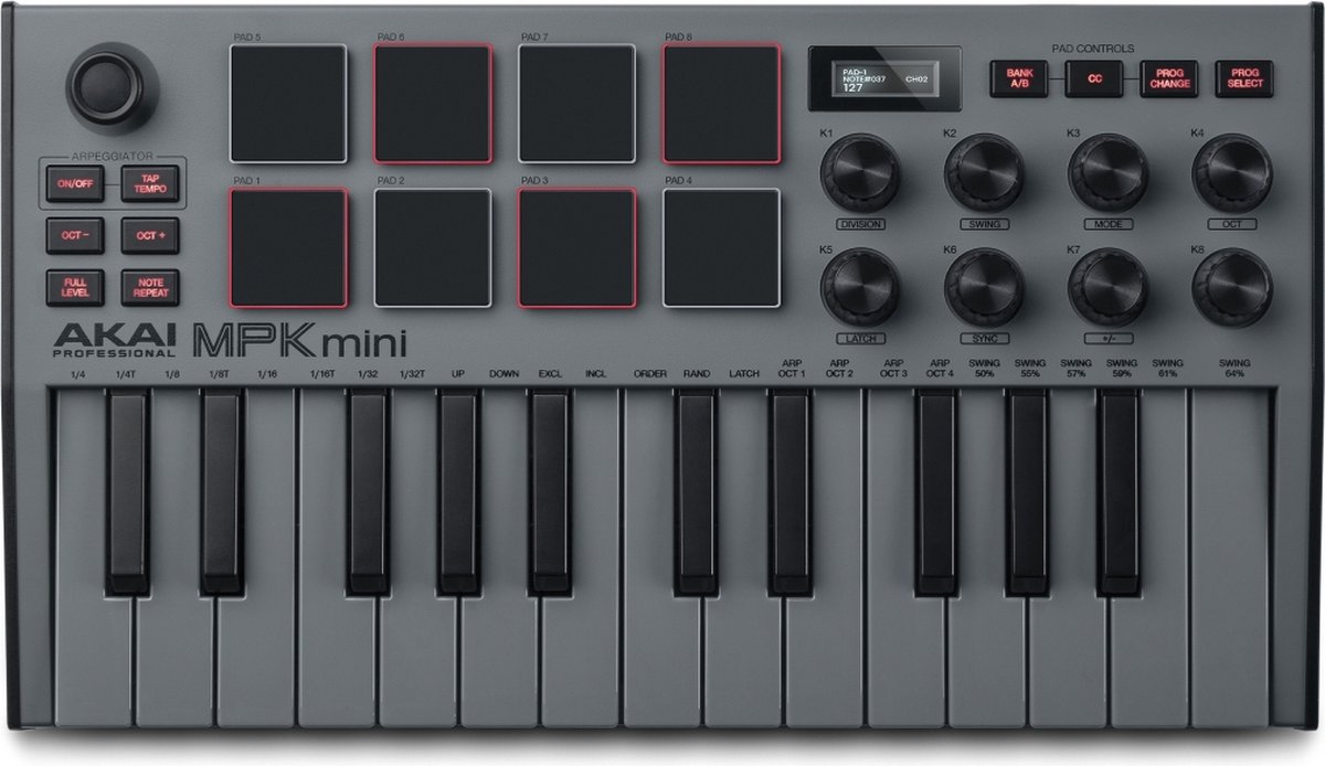 Akai Professional MPK Mini MK3-25 toetsen USB MIDI