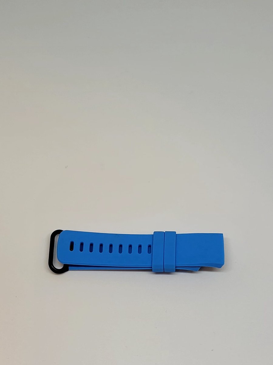 Go Go Gadget - Schubben Siliconen Bandje - Sportbandje - Fitbit Charge 3 & 4 - M/L - Licht Blauw