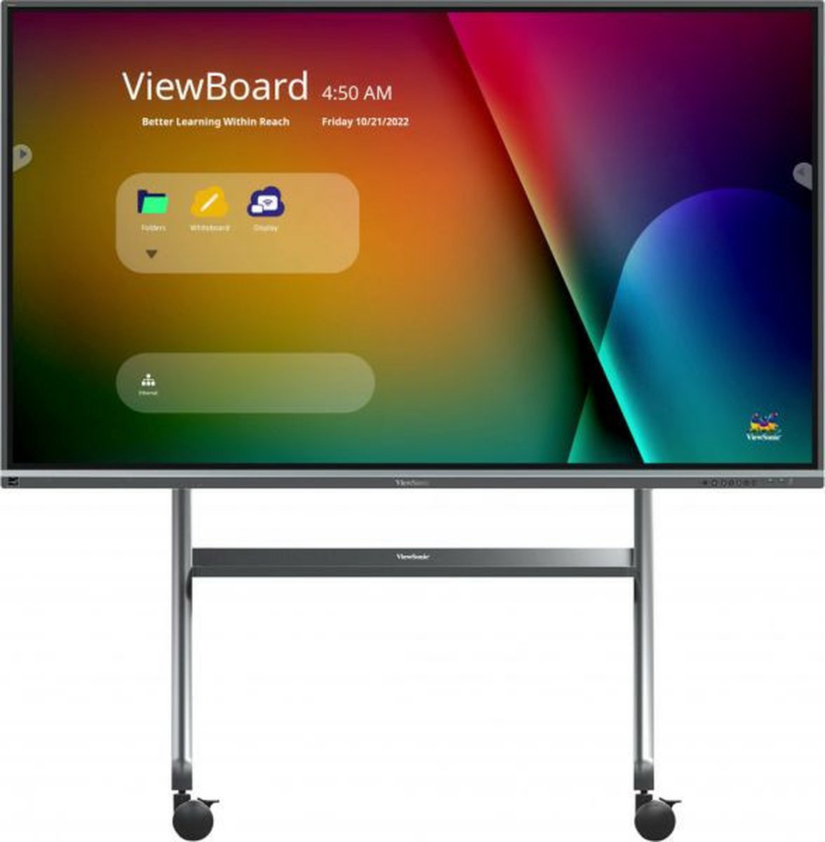 Viewsonic VB-STND-009 bevestiging voor signage-beeldschermen 2,67 m (105") Zwart, Zilver