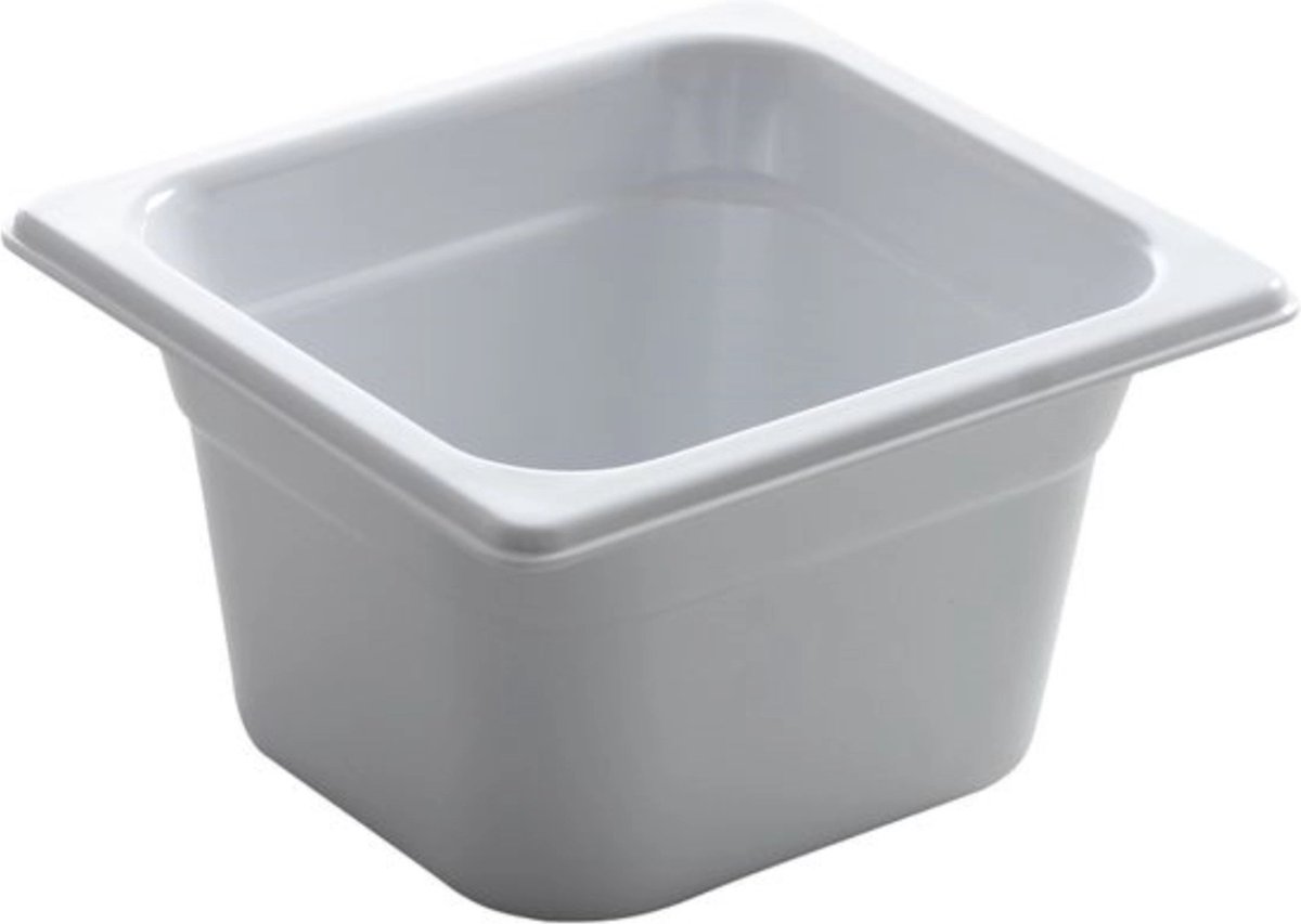 HENDI Melamine bak – Enkel container – GN 1/6 – 176x162x100 mm – Hygiënisch en stootvast