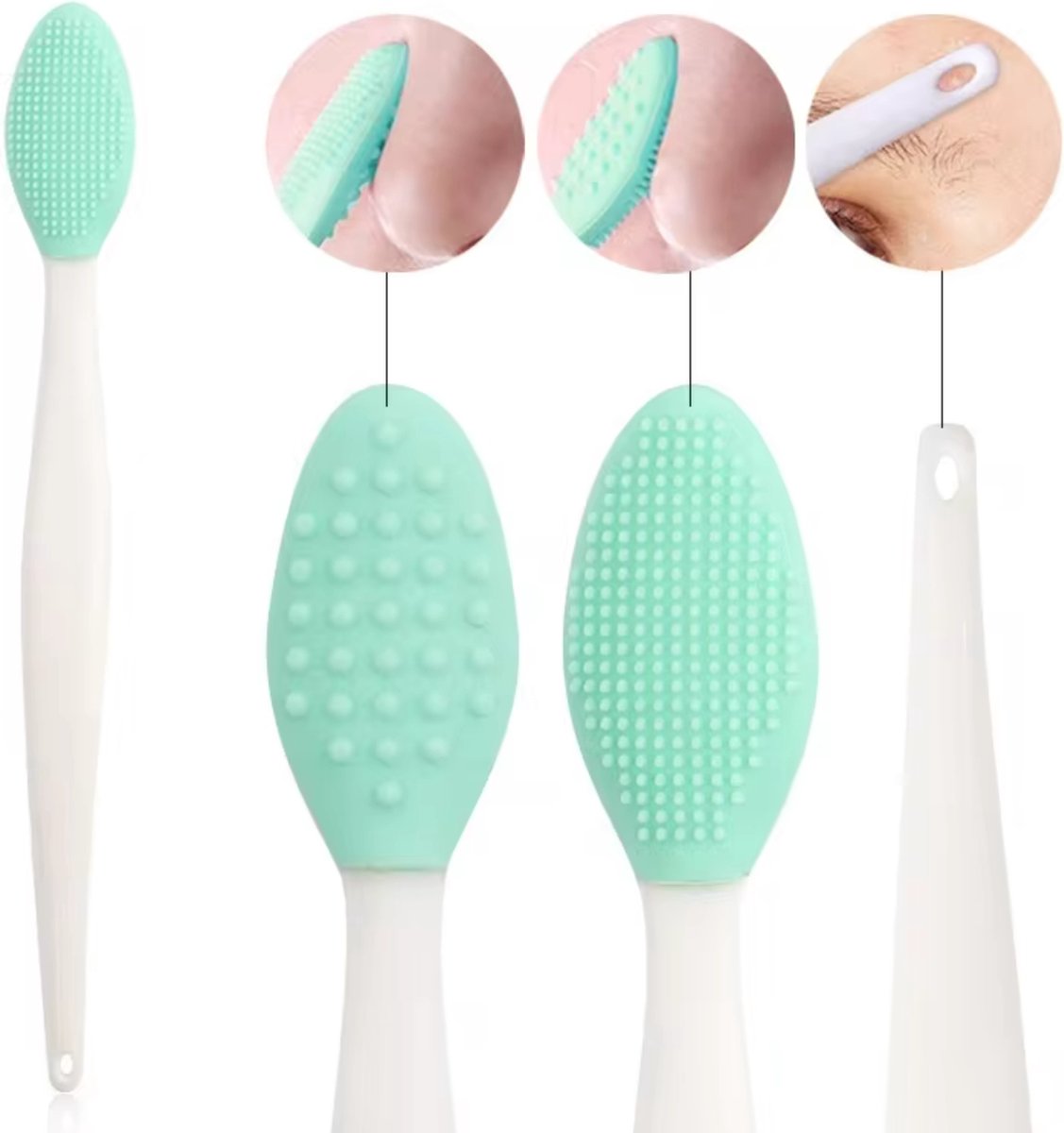 Siliconen Reinigingsborstel - Neusreiniger - Neus Reinigingsborstel - Massager Brush - Verwijderen Gezichtsreiniging - LOUZIR