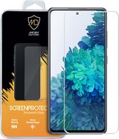 MobyDefend Screenprotector - Geschikt voor Samsung Galaxy S20 FE - Case-Friendly Screensaver - Gehard Glas