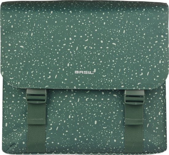 Basil fietstas dubbel Flair groen 35L