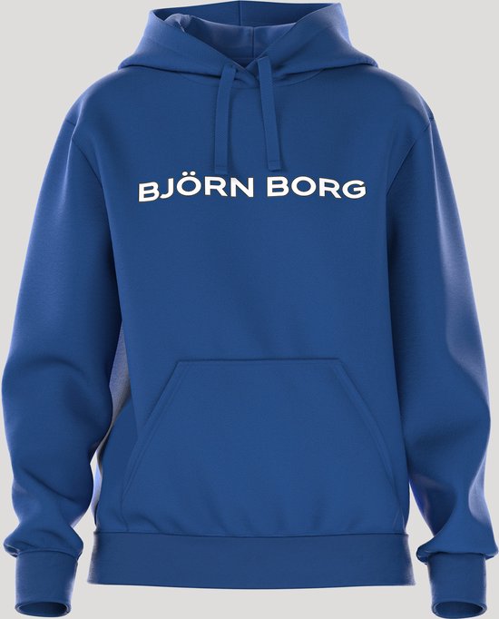 Björn Borg Essential 3 Dames Hoodie - Maat L - Blauw - Trui met Capuchon